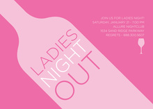 Glam Girls Night Out Invitation