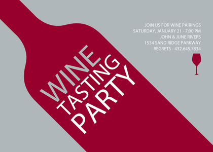 Ladies Wine Tasting Invitation