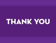 Modern Purple Bundle Thank You Cards