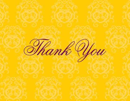Modern Quirky Blue Thank You Cards