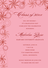 Grad on Books Invitation