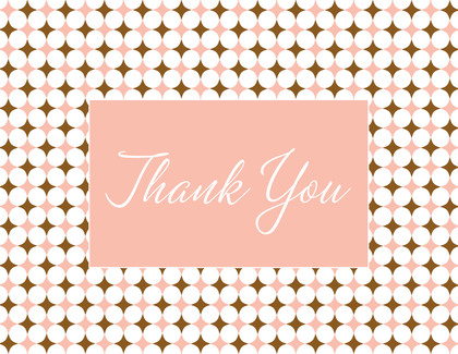 Classic Dots Thank You Cards