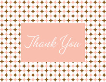 Classic Dots Girl Thank You Cards