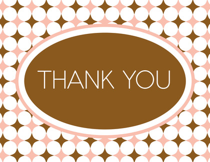 Unique Dots Thank You Cards