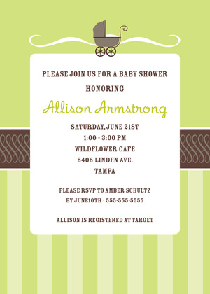 Super Buggy Girl Invitation