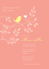 Mom-Child Joyful In Pink Invitation