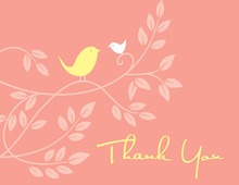 Joyful Pink Thank You Cards