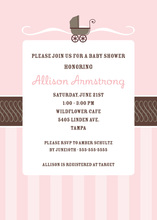 Timeless Gear Pink Invitations