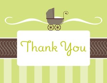 Classic Buggy Thank You Cards