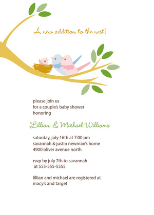 Parenting Baby Boy Invitations