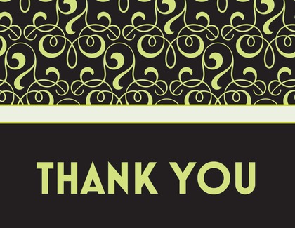 Stylish Gateway Thank You Cards