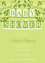Simple Phrase Baby Shower Invitation
