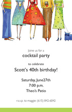 Pink Cheers Cocktail Invitations