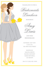 Elegant Bridesmaids Duo Invitations