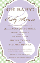 Three Baby Cupcakes Invitation