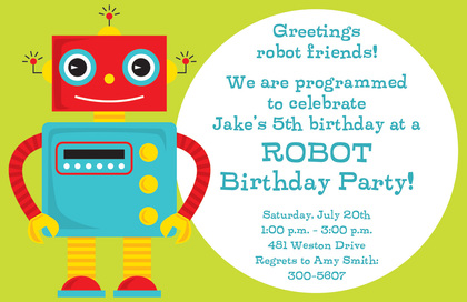 Programmable Robot Invitations