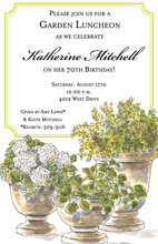 Potted Plants Invitations