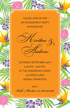 Palm Beach Square Tropical Invitations