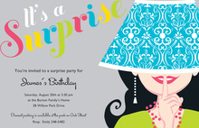 Bright Lampshade Secret Hat Invitations