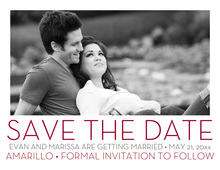 Chantilly Lace Photo Save the Date Cards