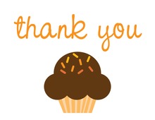 Super Cupcake Thank You Cards