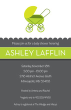 Love Buggy Carriage Invitation