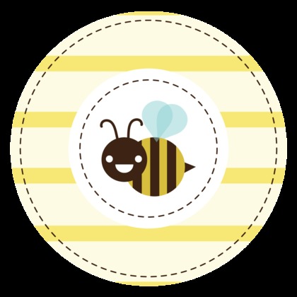 Mom-to-bee Blue Stickers