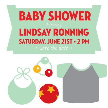 Charming Baby Elements Invitation