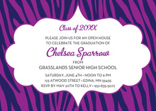 Featuring Stylish Wild Purple Invitations