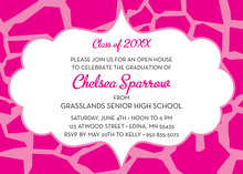 Grad on Books Invitation