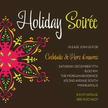 Soiree Snowflake Invitation