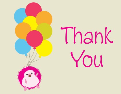 Special Balloons Thank You Cards