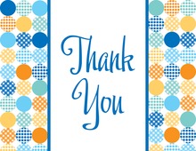 Featued Polka Dots Thank You Cards