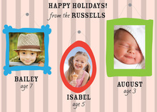 Multi-Colored Growing Family Photo Cards
