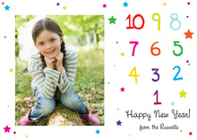Colorful HAPPY NEW YEAR Text Photo Cards