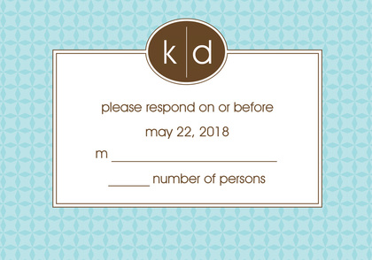 Hip Red RSVP Cards