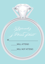 Blue Ring RSVP Cards