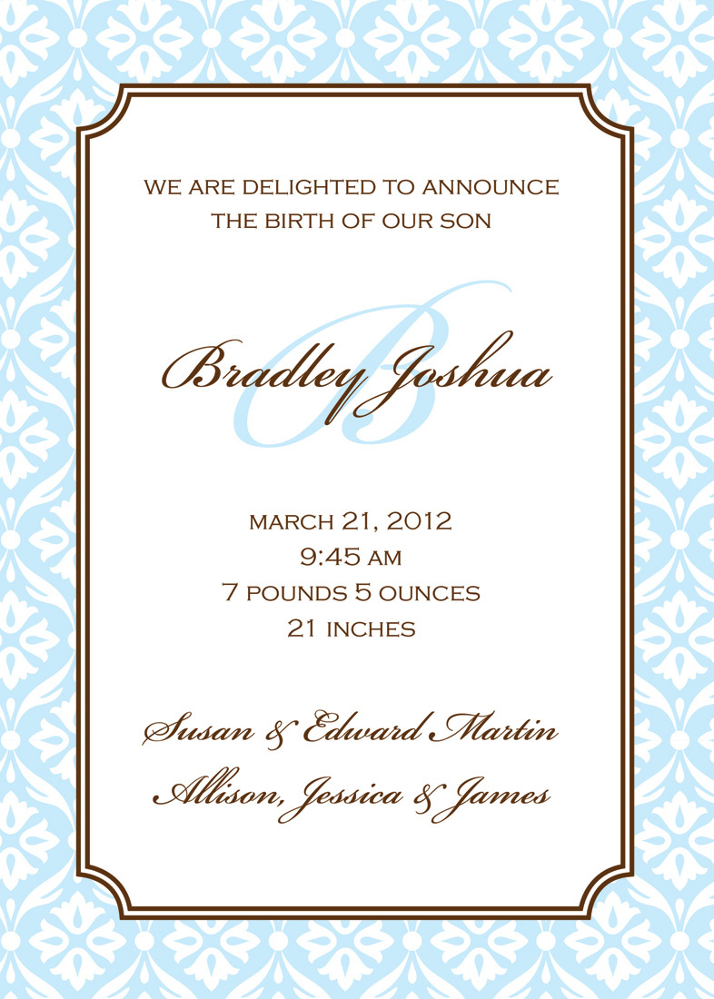 Elegant baby hot sale shower invitations