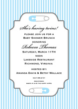 Elegant Baby Boy Shower Invitations