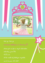 Pink Castle Invitation