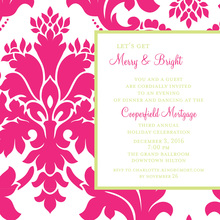 Feminine Holiday Invitation