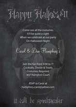 Skeleton Party Invitation