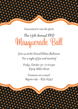 Stylish Spider Web Halloween Invitations