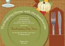 Beautiful Fall Leaves Invitations