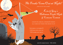 Freaks Come-Out Halloween Invitations