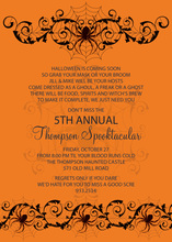 Halloween Cocktail Party Invitations