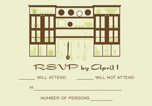 Spring Kitchen Shelves RSVP Cards