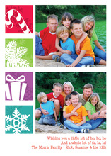 Silhouette Holiday Symbols Photo Cards