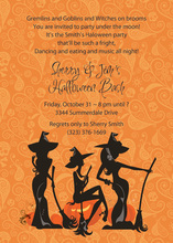 Spooky Street Halloween Invitations