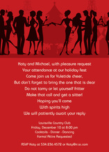 Formal Holiday Friends Invitation